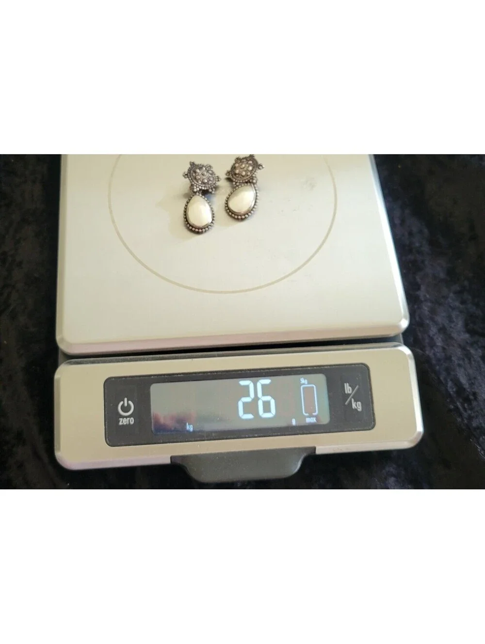 Vintage .925 Stephen Dweck Earrings with original pouch